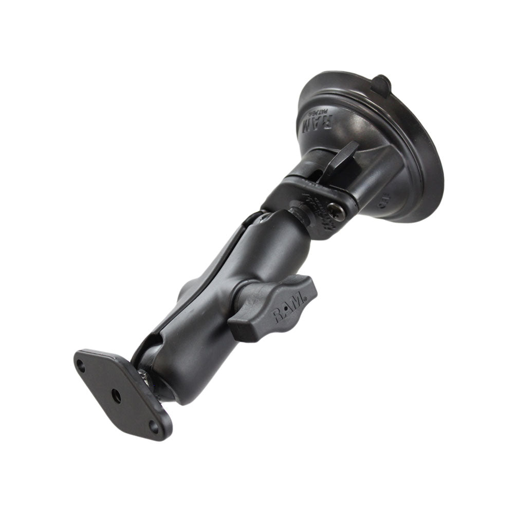 RAM Mount Base Suction Mount Twist Lock Requires RAM Cradle RAMB166U