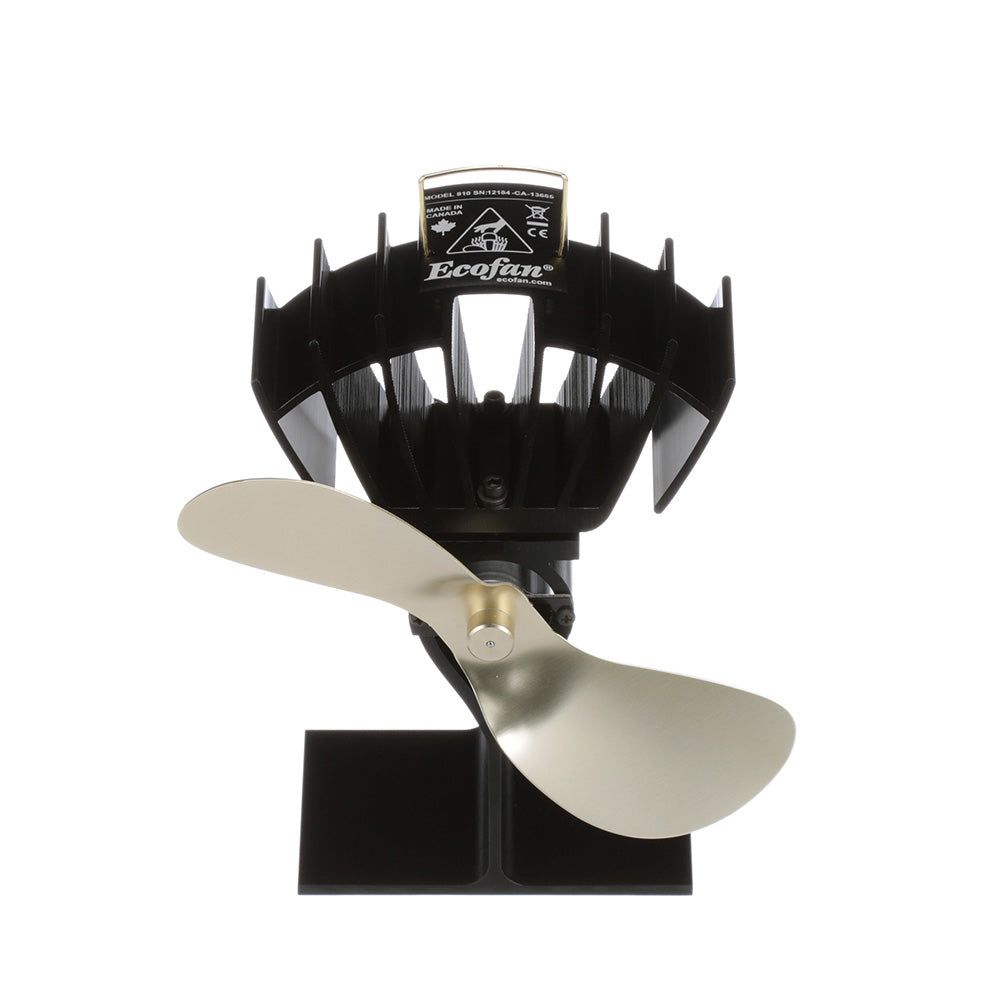Ecofan by Caframo UltrAir 810CA Heat Powered Stove Fan Gold Blade 810CABBX