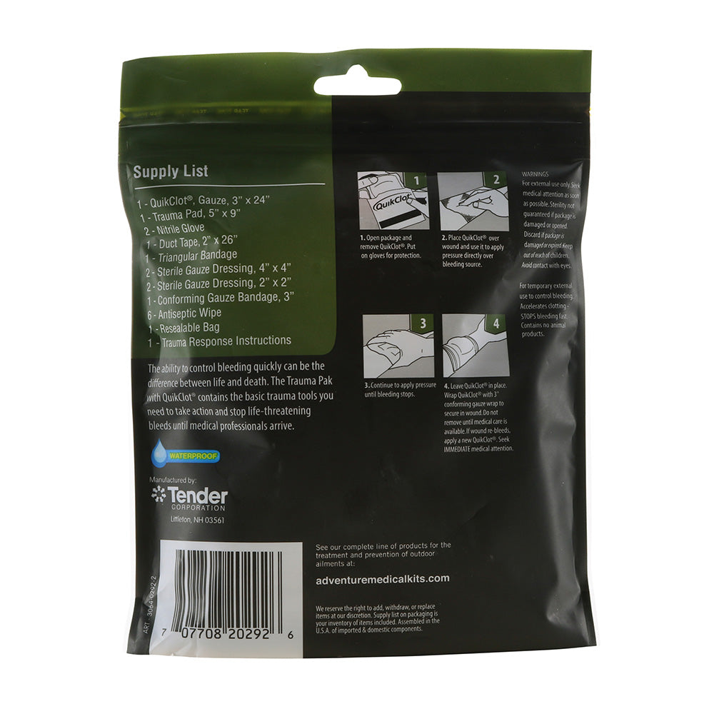 Adventure Medical Trauma Pak wQuikClot 20640292