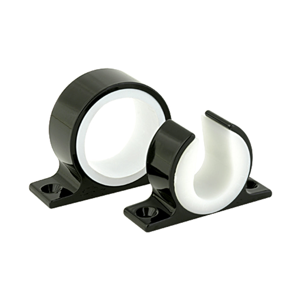 Lees Single Rod Rack Set Bright Black Finish MC70BK