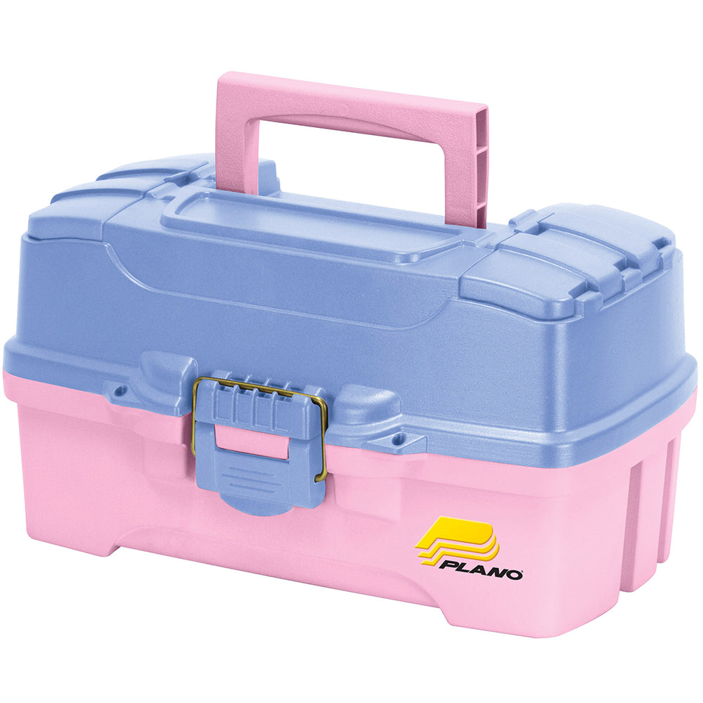 Plano TwoTray Tackle Box wDuel Top Access PeriwinklePink 620292