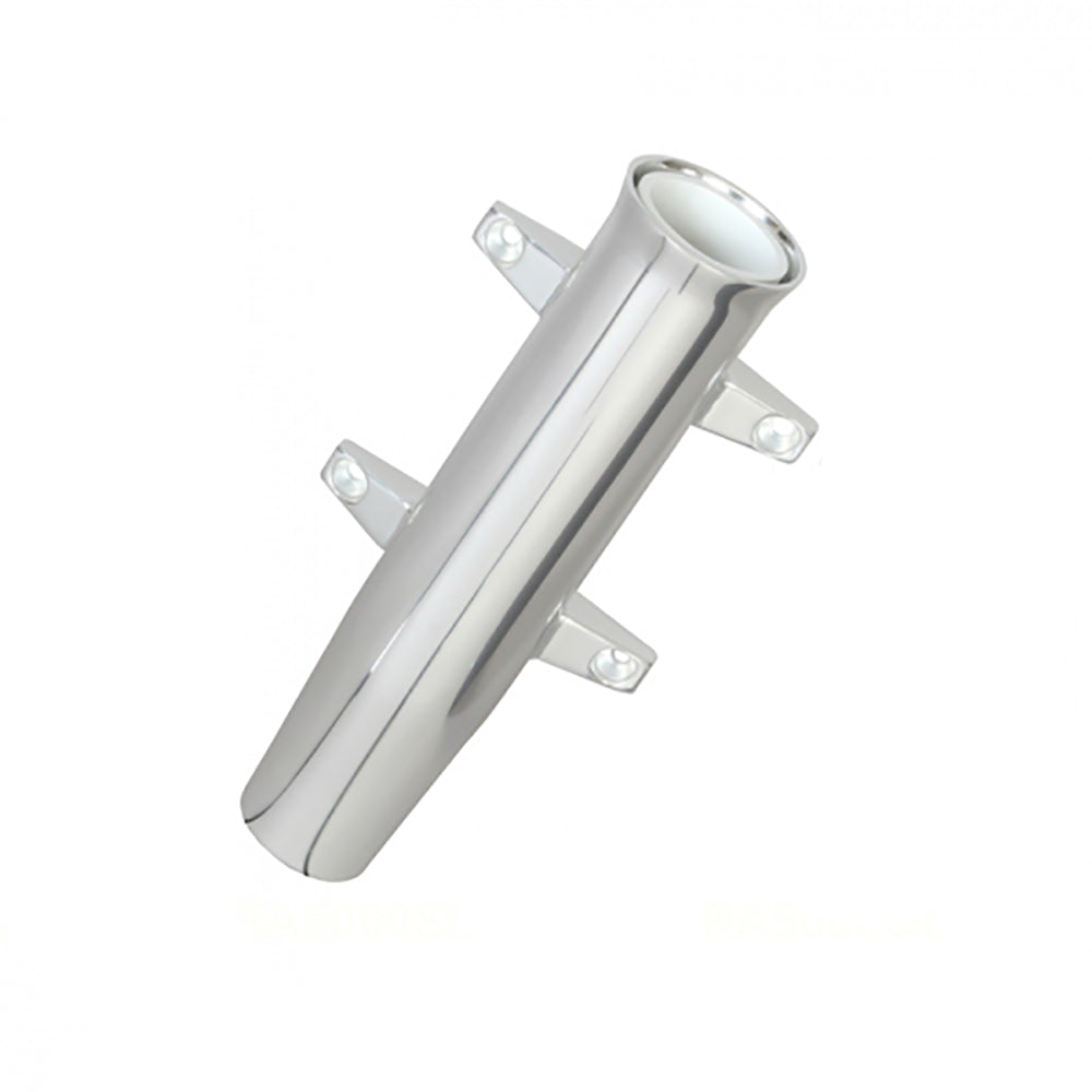 Lees Aluminum Side Mount Rod Holder Tulip Style Silver Anodize RA5000SL