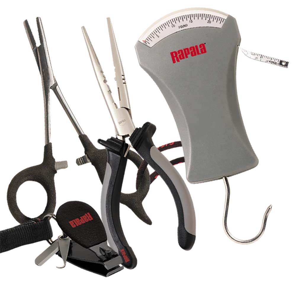 Rapala Combo Pack Pliers Forceps Scale Clipper RTC6PFSC