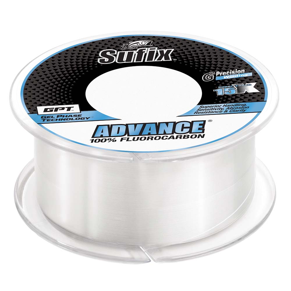 Sufix Advance Fluorocarbon 14lb Clear 200 yds 679014C