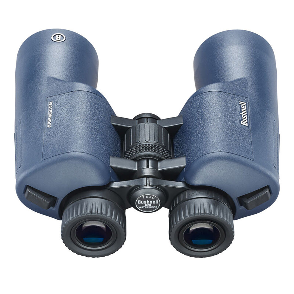 Bushnell 7x50mm H2O Binocular Dark Blue Porro WPFP Twist Up Eyecups 157050R