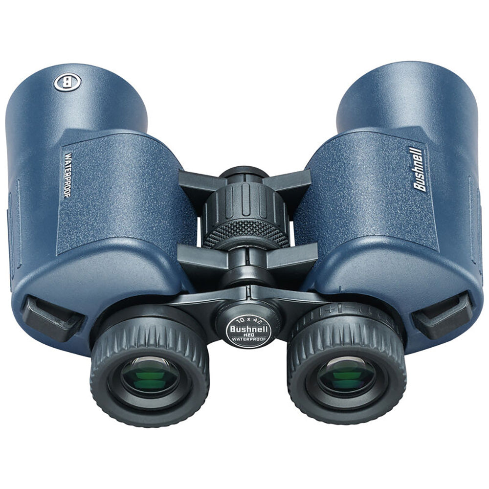 Bushnell 12x42mm H2O Binocular Dark Blue Porro WPFP Twist Up Eyecups 134212R