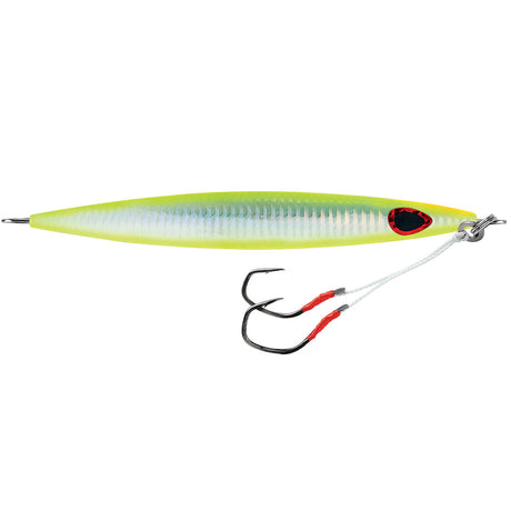 Williamson Kensaki 280 Jig  725  978oz  UV Chartreuse Glow Zebra KSJ280UVCGZ