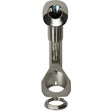 CE Smith 80 Series Screwless Flush Mount Rod Holder  30 Degree  Stainless Steel  Cast Bottom  Black Liner 53688C