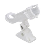 Attwood HeavyDuty Adjustable Rod Holder wCombo Mount  White 5009W4