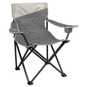 Coleman Big  Tall Quad Camping Chair  Grey 2178363