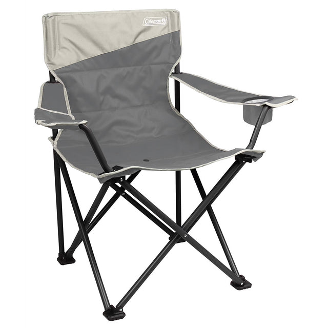 Coleman Big  Tall Quad Camping Chair  Grey 2178363