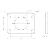 TACO Grand Slam 300 Universal Backing Plate fGS300  GS390  Pair BP0300BSY1