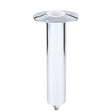 Lees 0 Degree Stainless Steel Swivel Base Flush Mount Rod Holder  Medium  2 OD X 65 Tube f Small Bent Butts RH5167V
