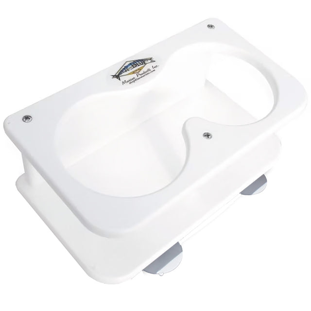 Deep Blue Marine Double Drink Holder wSuction Cups SMDH