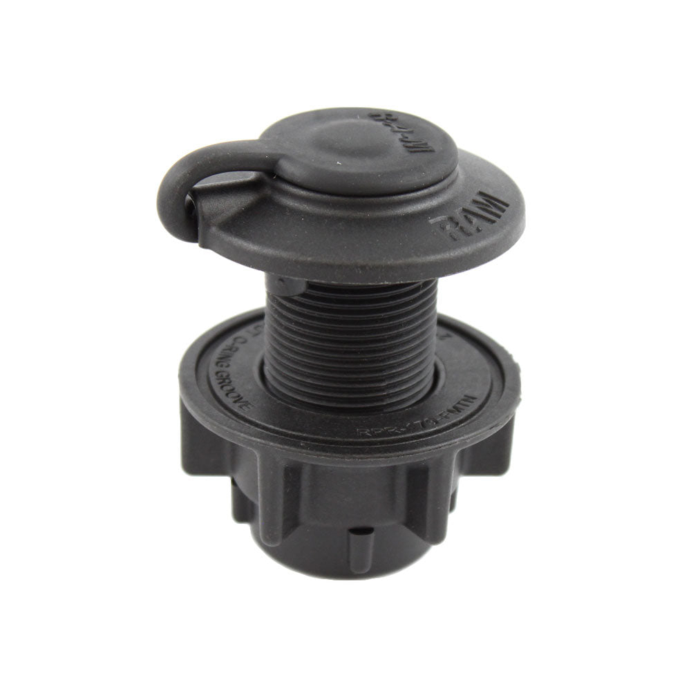 RAM Mount RAM ROD Round Flush Base for Spline Posts RAM114FMTU