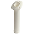 CE Smith Flush Mount 30 Degree Nylon Rod Holder  White 55120A