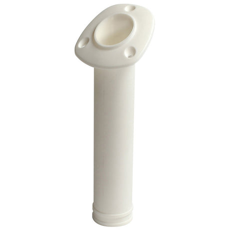 CE Smith Flush Mount 30 Degree Nylon Rod Holder  White 55120A