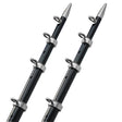 TACO 15 Telescopic Outrigger Poles HD 112  BlackSilver OT0542BKA15HD