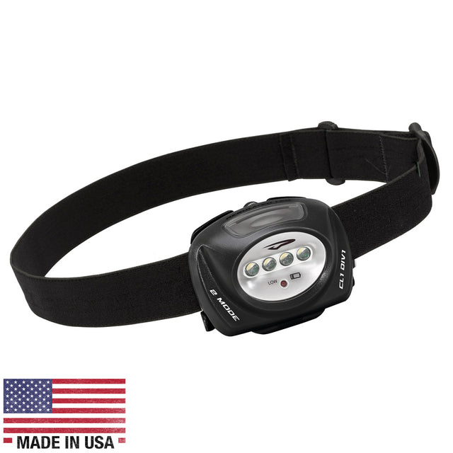 Princeton Tec QUAD II Intrinsically Safe LED Headlamp  Black QUADIIBK