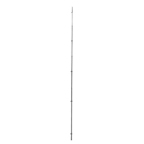 Rupp Center Rigger Pole  AluminumSilver   15 A01500CRP