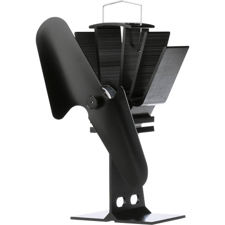 Ecofan by Caframo Original Heat Powered Stove Fan  Black Blade 800CAXBX