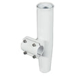 Lees ClampOn Rod Holder  White Aluminum  Horizontal Mount  Fits 1315 OD Pipe RA5202WH
