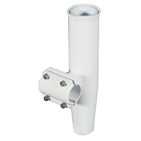 Lees ClampOn Rod Holder  White Aluminum  Horizontal Mount  Fits 1660 OD Pipe RA5203WH