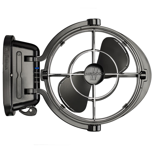 SEEKR by Caframo Sirocco II 3Speed 7 Gimbal Fan  Black  1224V 7010CABBX