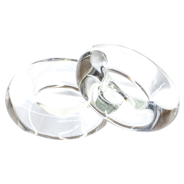 Tigress Glass Outrigger Rings  Pair 88650