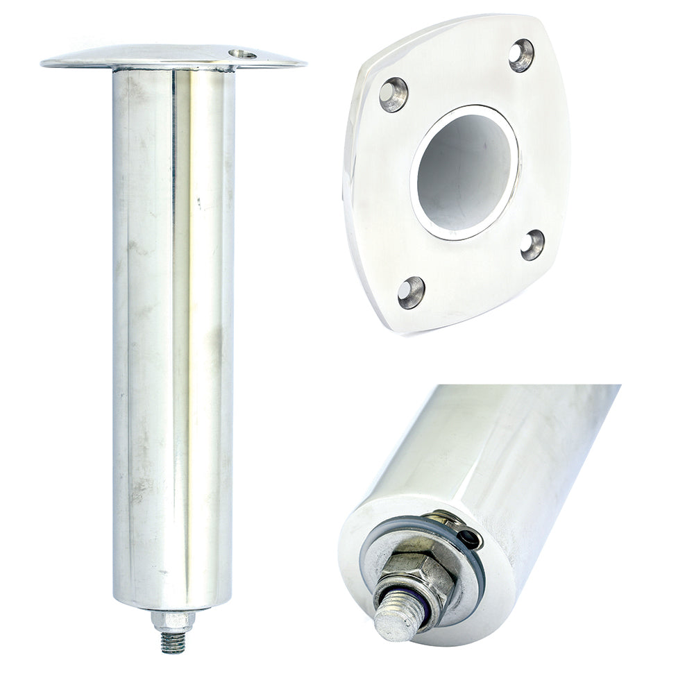 Tigress 4 Hole Swivel Rectangular Head Rod Holder  0 Degree  1012 88522SM