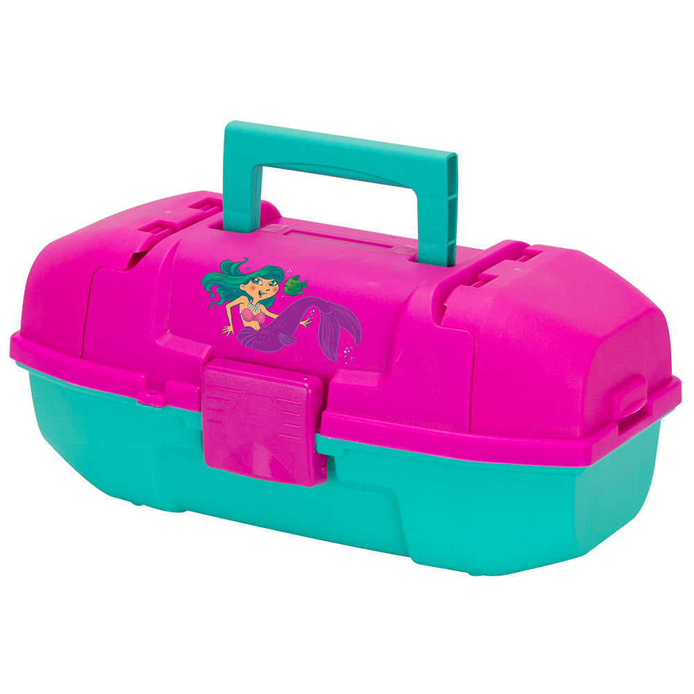 Plano Youth Mermaid Tackle Box  PinkTurquoise 500102