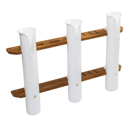 Whitecap Teak 3Rod Tournament Storage Rack 63449