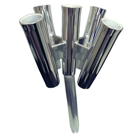Tigress Five Rod Cluster  Bent Butt  Polished Aluminum 881572