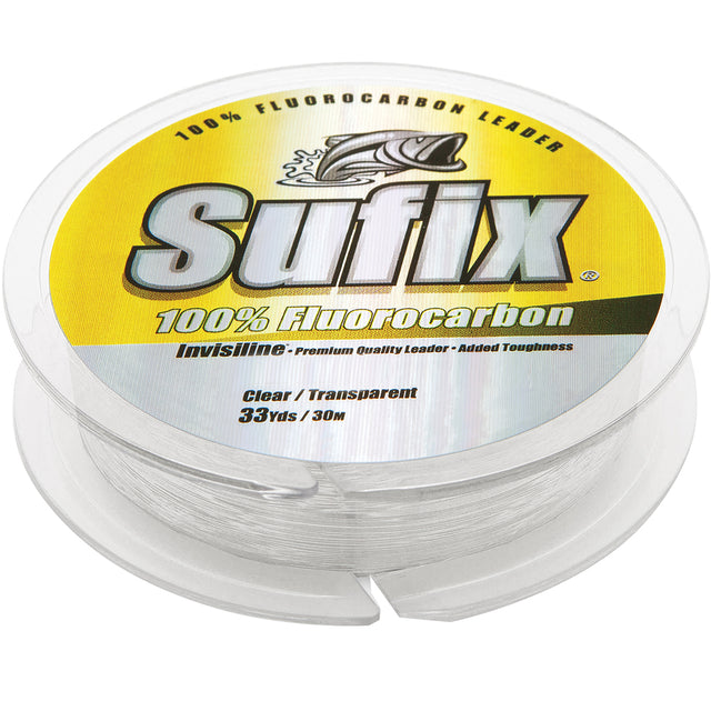 Sufix 100 Fluorocarbon Invisiline Leader  60lb  33yds 683060