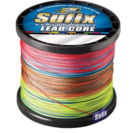 Sufix Performance Lead Core  36lb  10Color Metered  600 yds 668336MC
