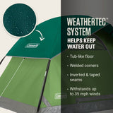 Coleman Sundome 6-Person Camping Tent - Spruce Green [2206837]