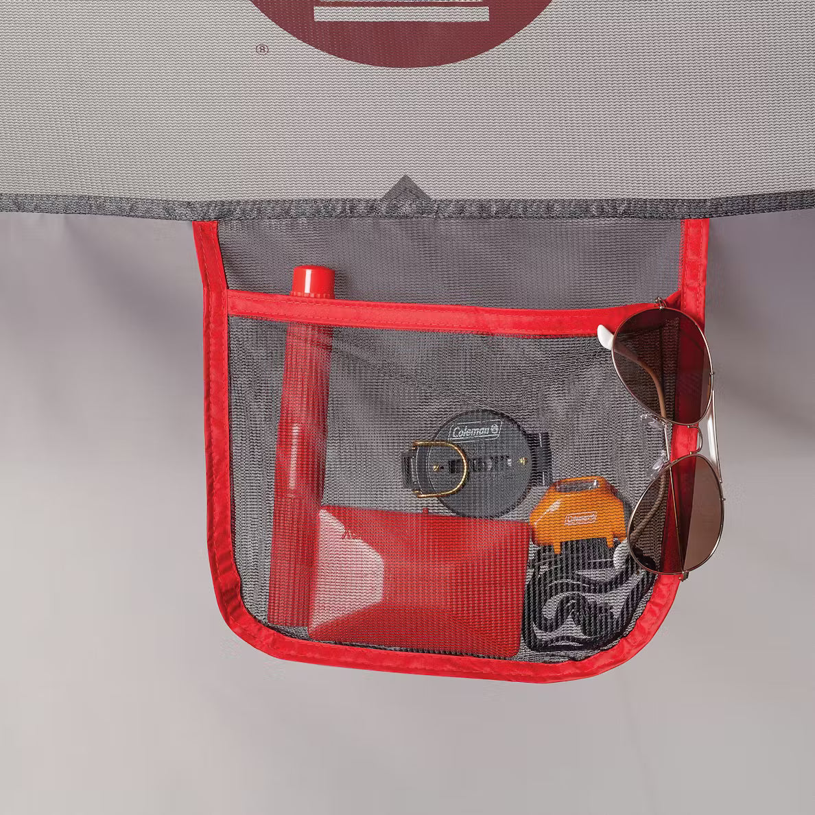 Coleman 6-Person Flatwoods II Lightweight Dome Camping Tent - Red [2207385]