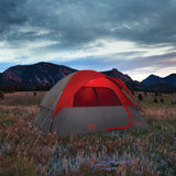 Coleman 6-Person Flatwoods II Lightweight Dome Camping Tent - Red [2207385]